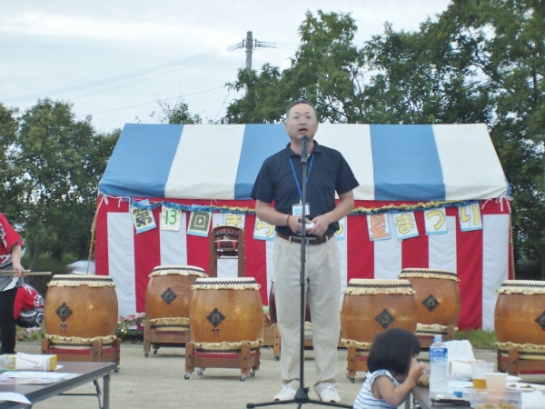 理事長挨拶 「地域の皆さまへの感謝と障がいのある方の啓発のために毎年、開催させていただいております」